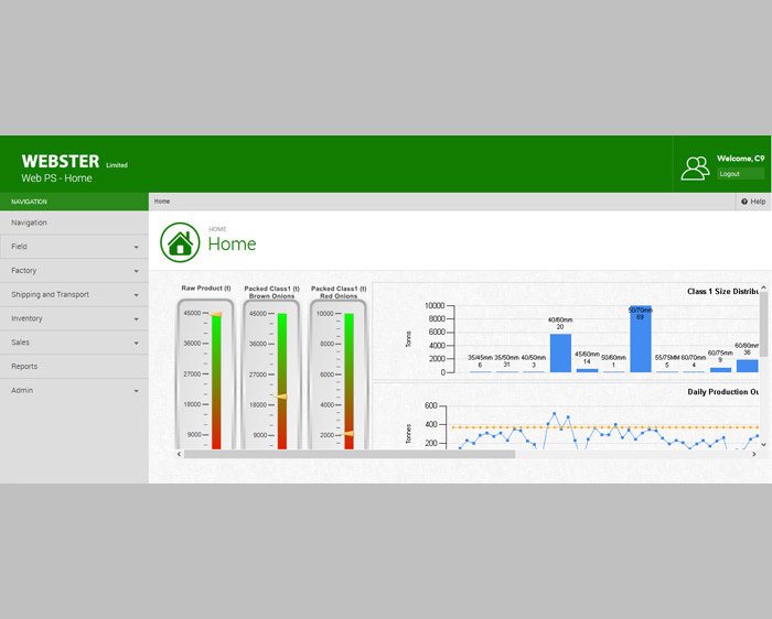 Webster Limited - Agricultural Production Management System